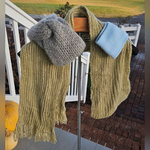 Winter scarf & headband bundle handmade - Picture 2 of 10